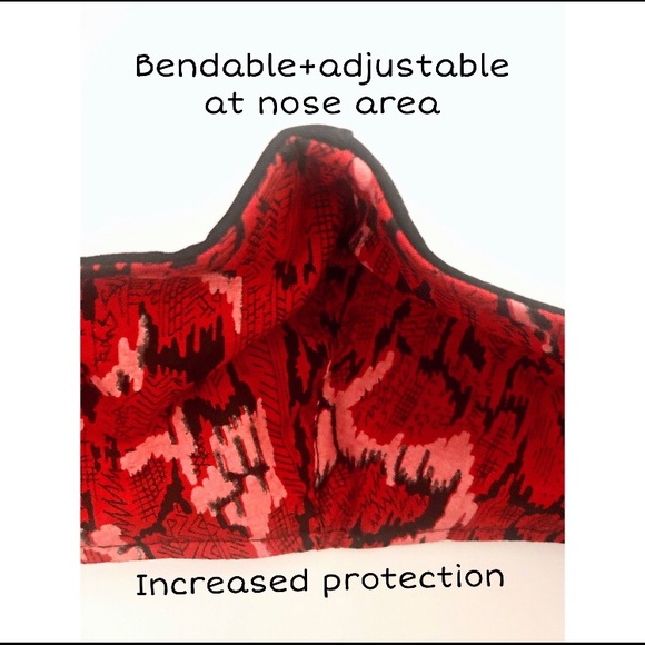 Hexagon Pattern Face Mask for kids and adults - Picture 3 of 3